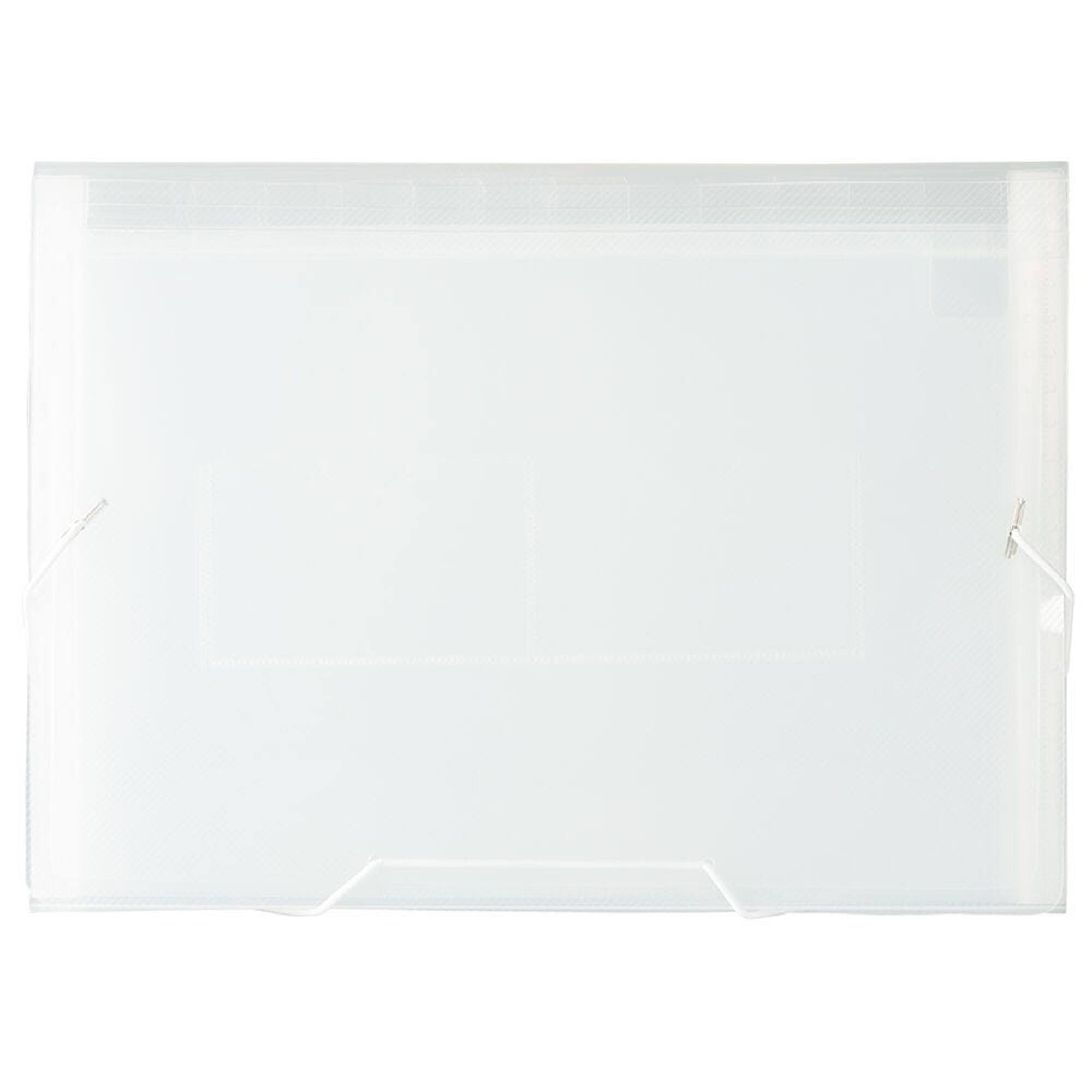 JAM Paper 9" x 13" Clear Plastic 6 Pocket Expanding Accordion File Folder, 2ct.